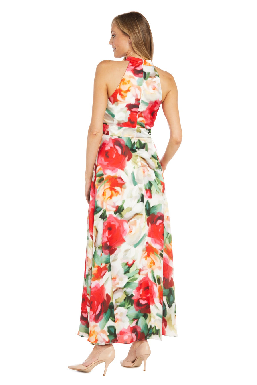 Formal Dresses Long Printed Formal Dress Rose/Multi