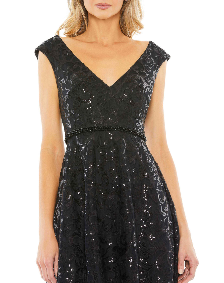 Cocktail Dresses Short Sequins Cocktail Dress Black