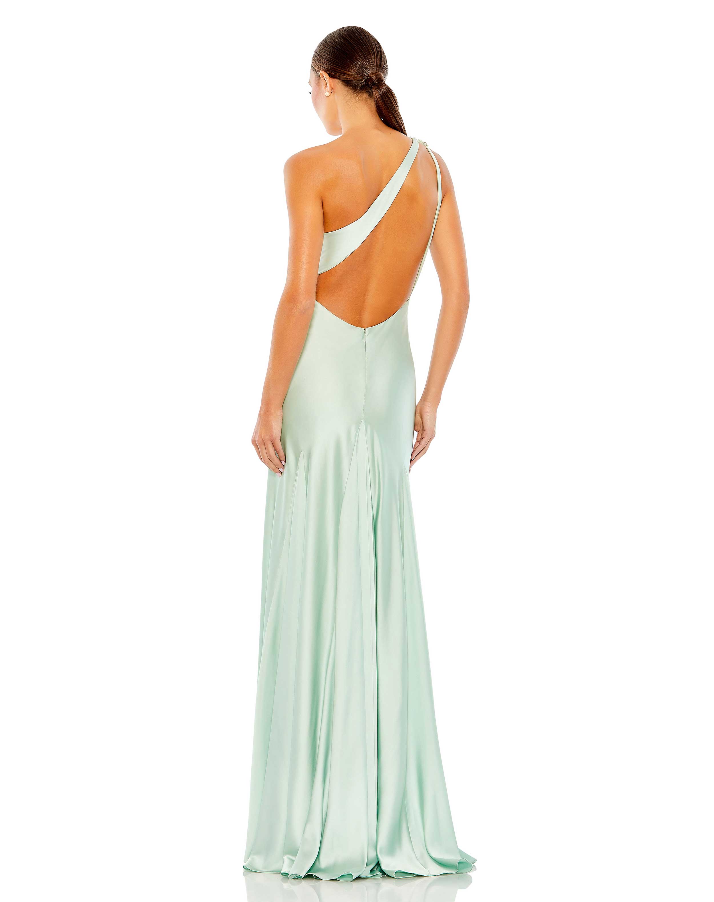 Prom Dresses Beaded Long Formal Prom Gown Sage