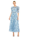 Formal Dresses Formal Prom Long Floral Dress French Blue