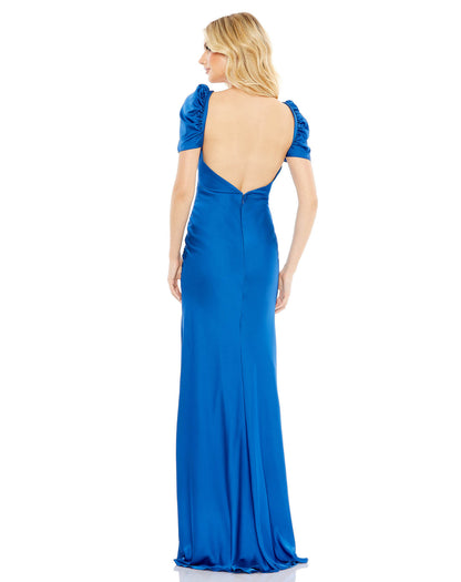 Prom Dresses Fitted Long Formal Prom Gown Sapphire