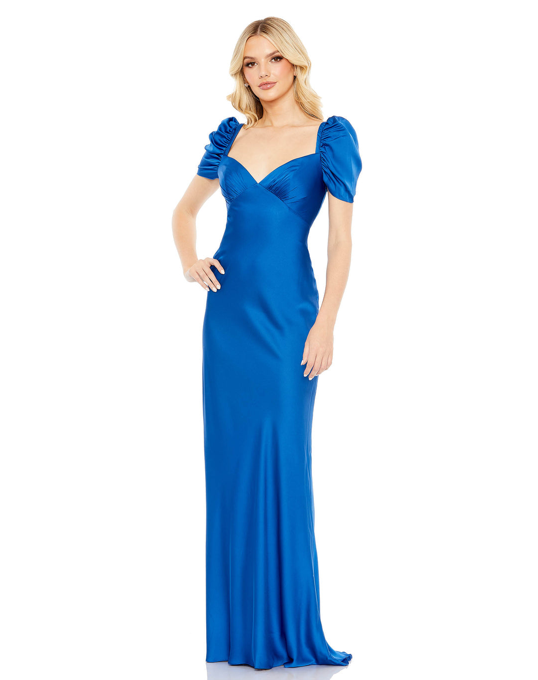 Prom Dresses Fitted Long Formal Prom Gown Sapphire