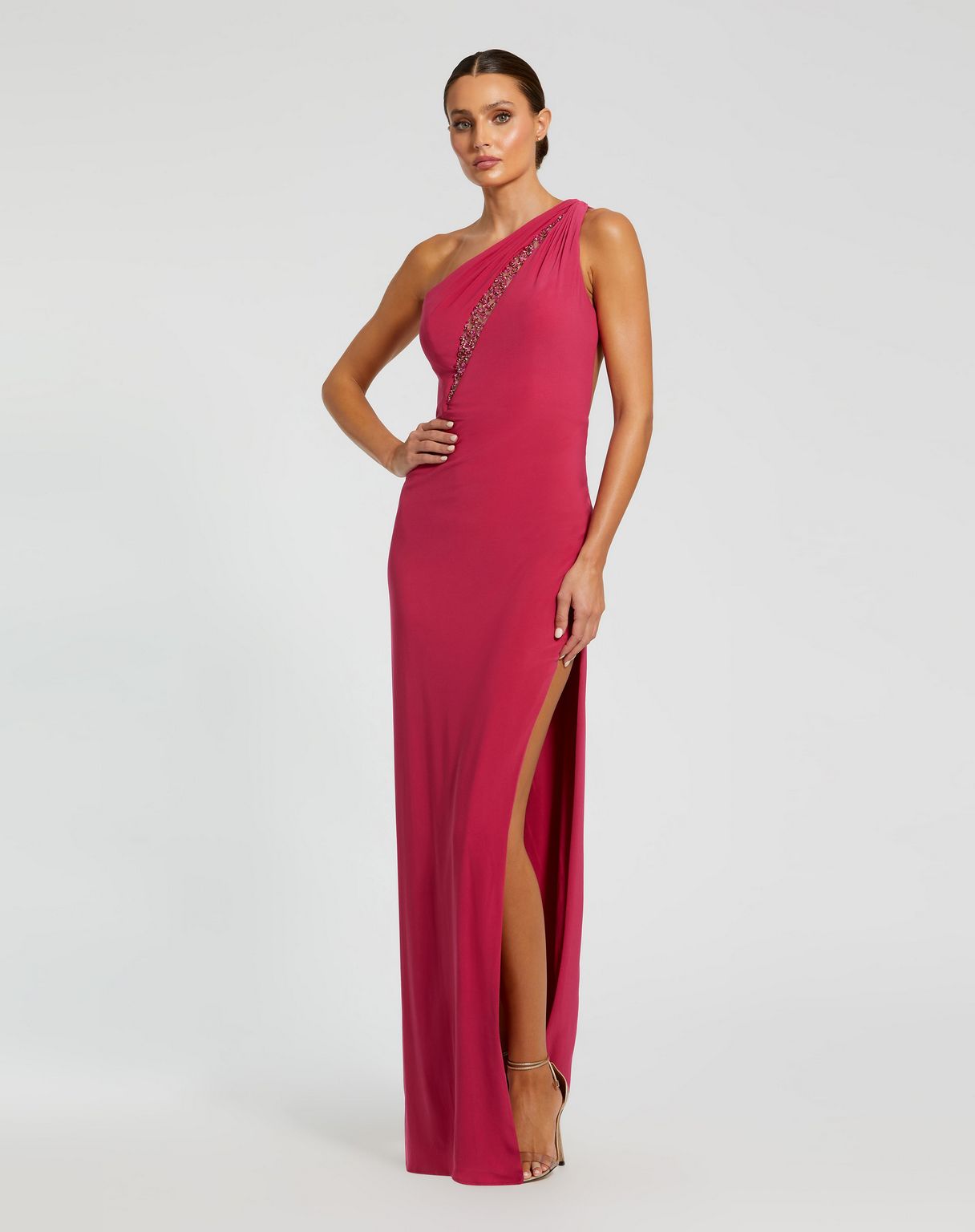 Prom Dresses Prom Fitted Long Formal Dress Fuchsia