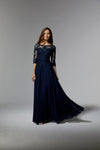 MGNY Madeline Gardner New York 71622 Long Formal Mother of the Bride Dress