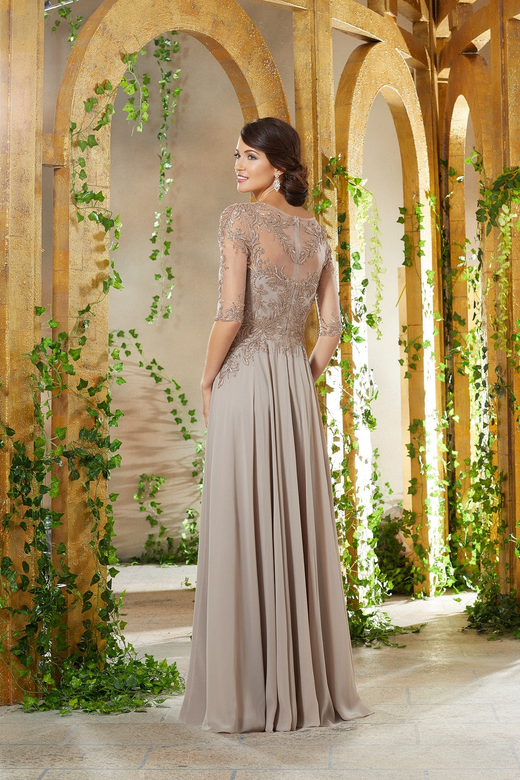 Formal Dresses Long Formal Dress Taupe