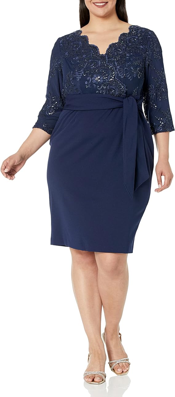 Alex Evenings 84171230 Plus Size Short Formal Dress