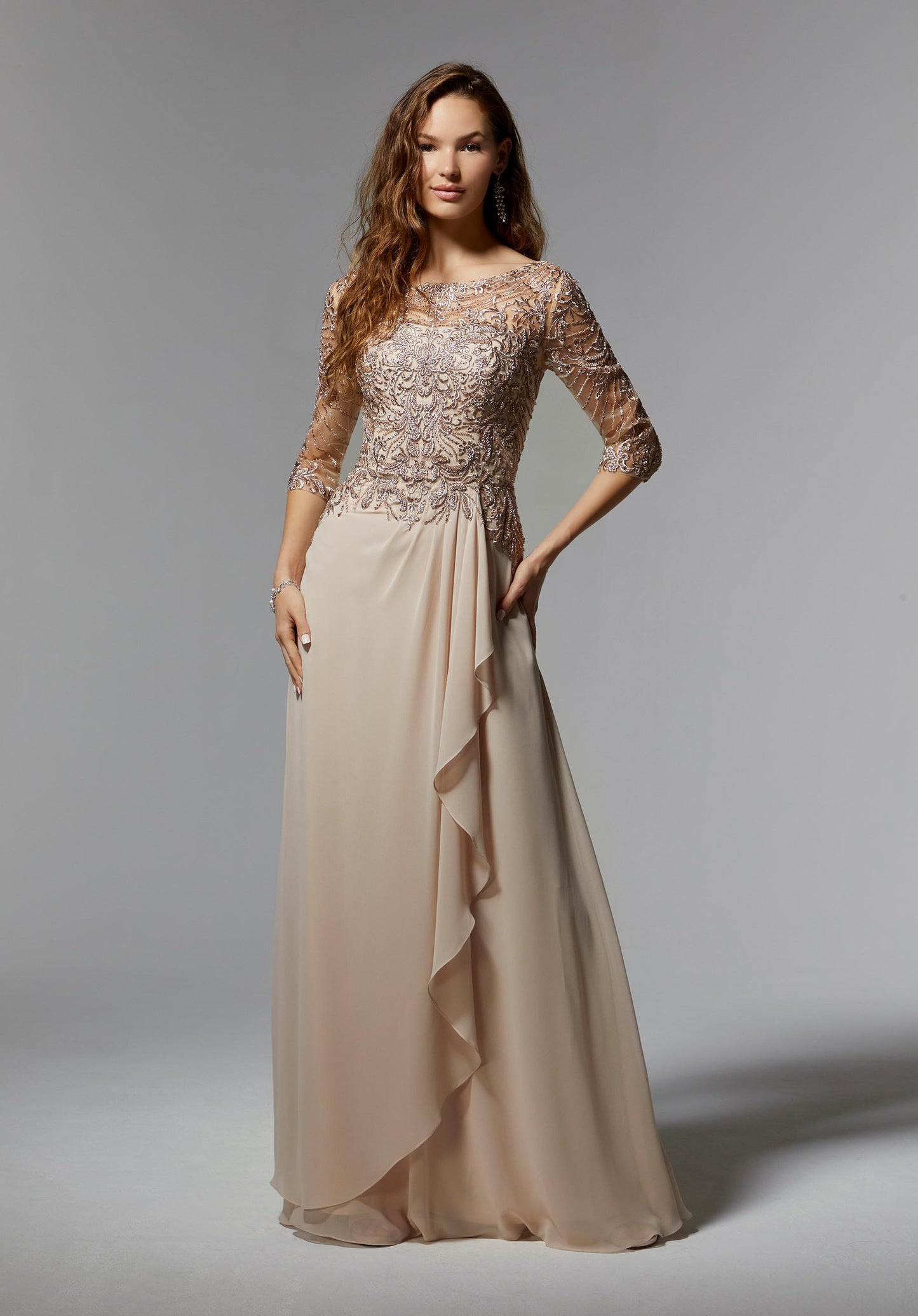 MGNY Madeline Gardner New York 72412 Long Formal Dress