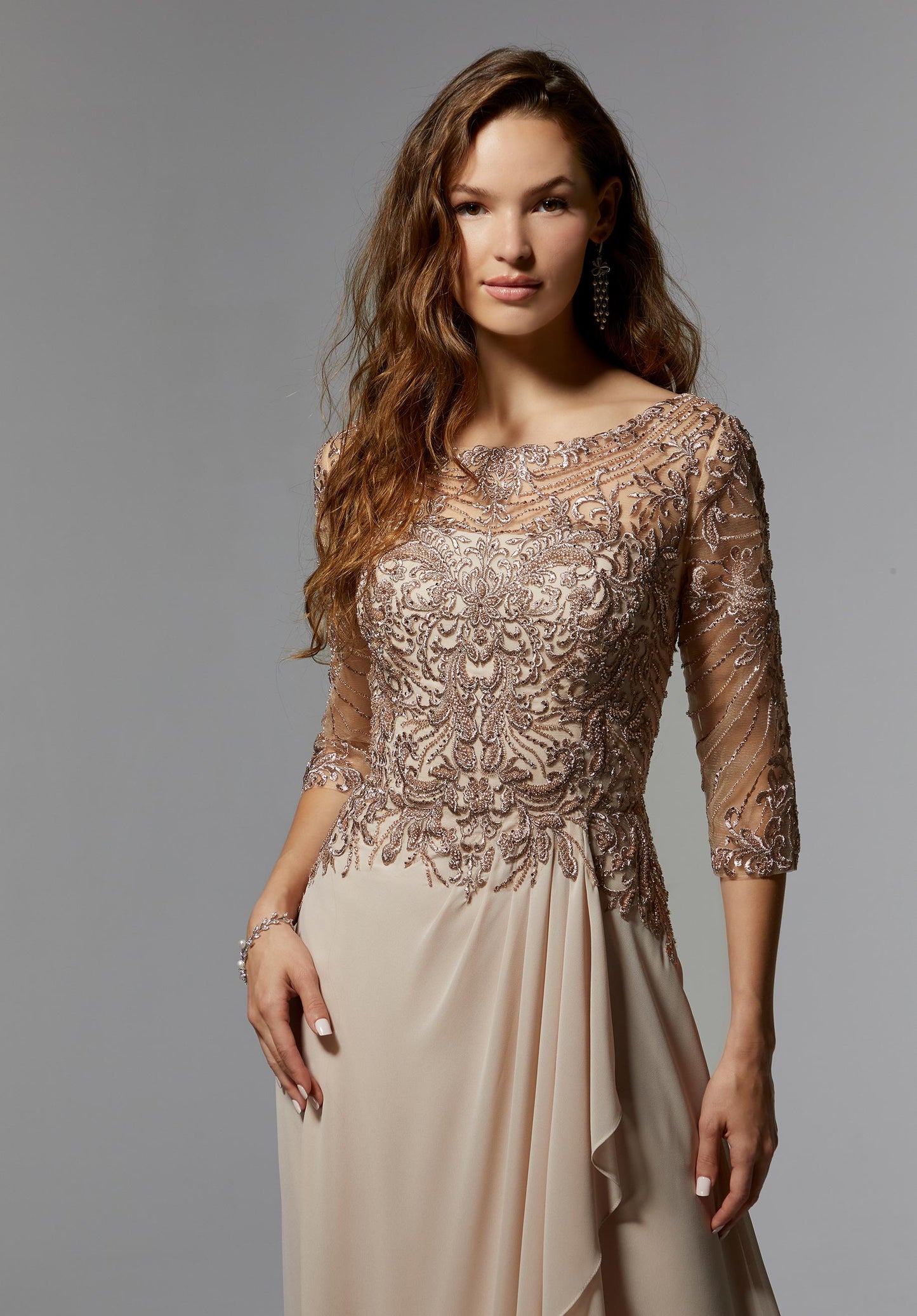 MGNY Madeline Gardner New York 72412 Long Formal Dress