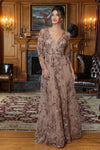 Mother of the Bride Dresses Long Formal Dress Rose Taupe