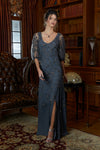 Mother of the Bride Dresses Long Formal Dress Pewter