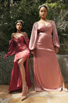 Plus Size Dresses Long Off Shoulder Plus Size Prom Dress Rose Gold