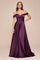 Prom Dresses Long Off Shoulder Prom Dress Eggplant