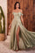 Prom Dresses Long Off Shoulder Prom Dress Sage