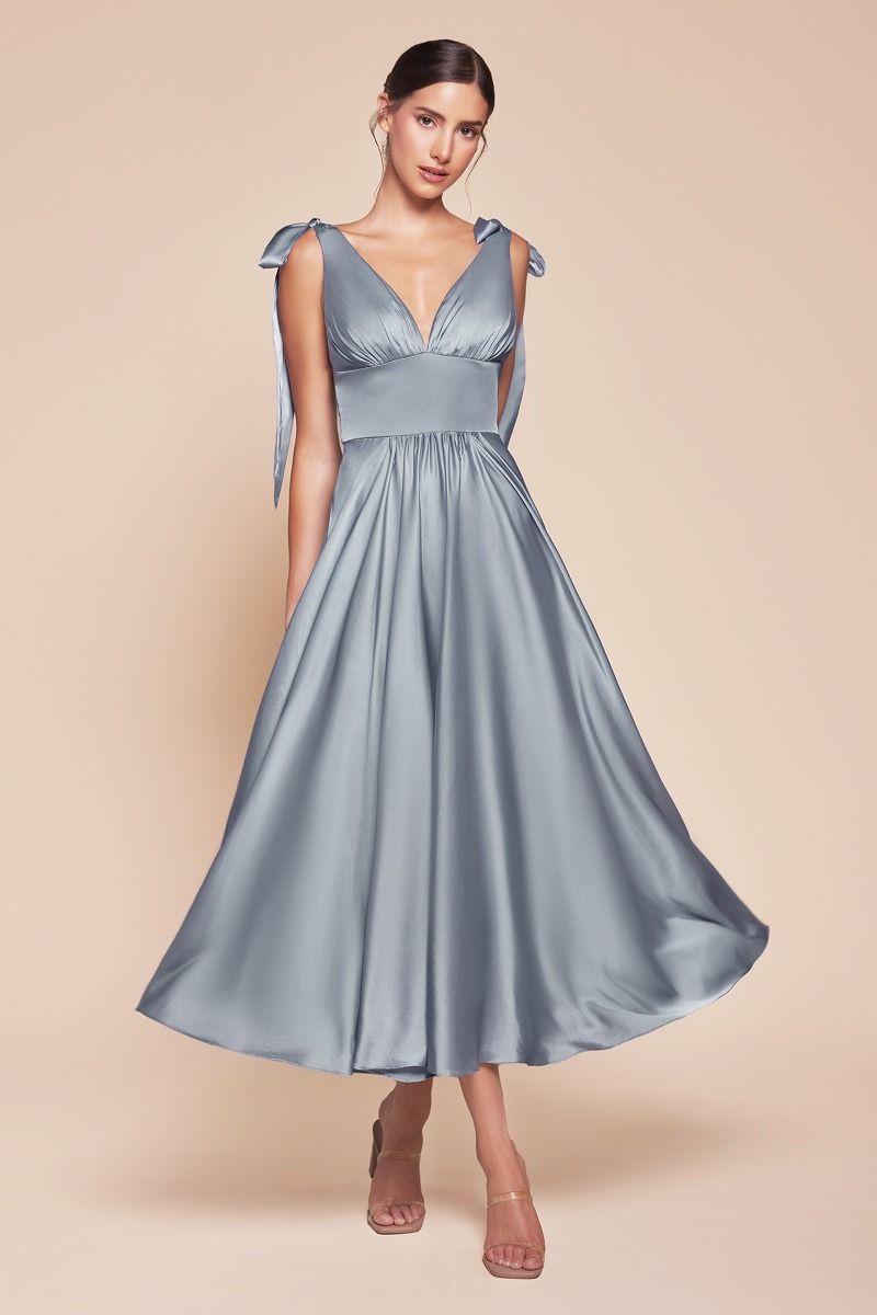 Prom Dresses Evening Long Formal Prom Dress Dusty Blue