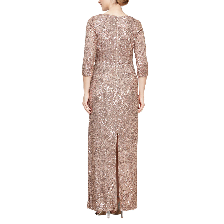 Formal Dresses Sequin Long Formal Dress Mocha