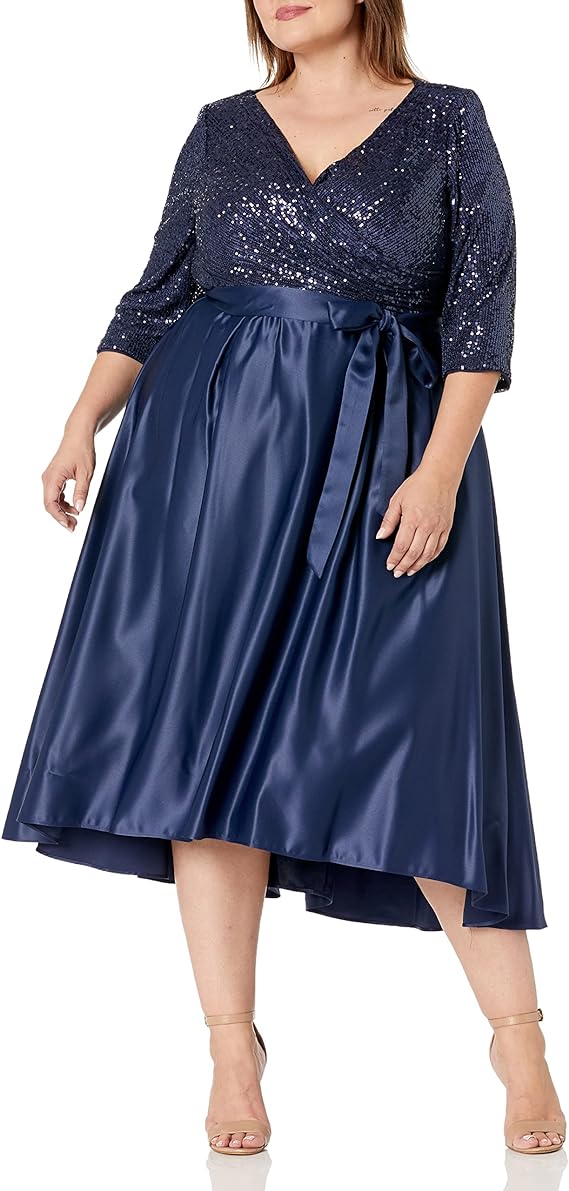 Alex Evenings 8496745 Short Plus Size Formal Dress