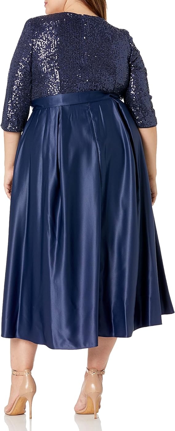 Alex Evenings 8496745 Short Plus Size Formal Dress