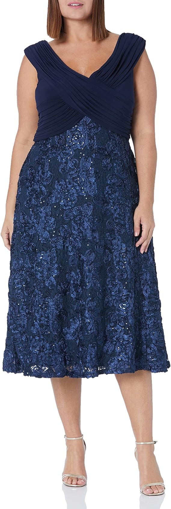 Alex Evenings 84171301 Plus Size Short Formal Dress