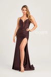 Prom Dresses Long Formal Fitted Prom Dress Espresso