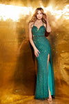 Prom Dresses Beaded Long Formal Prom Dress Asian Jade