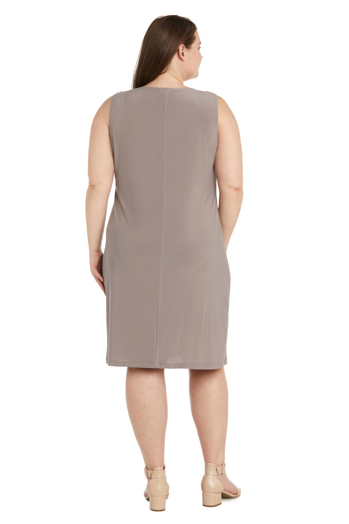 R&M Richards 9089W Plus Size Short Jacket Dress