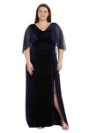 Formal Dresses Plus Size Long Formal Velvet Gown Twilight