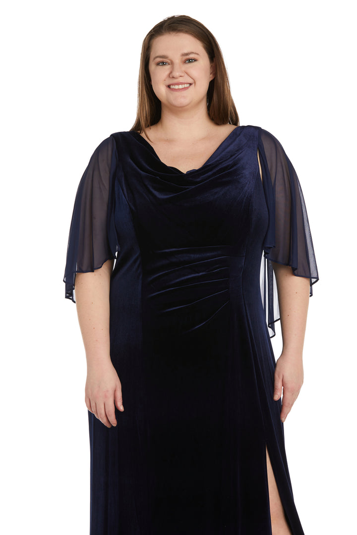 Formal Dresses Plus Size Long Formal Velvet Gown Twilight