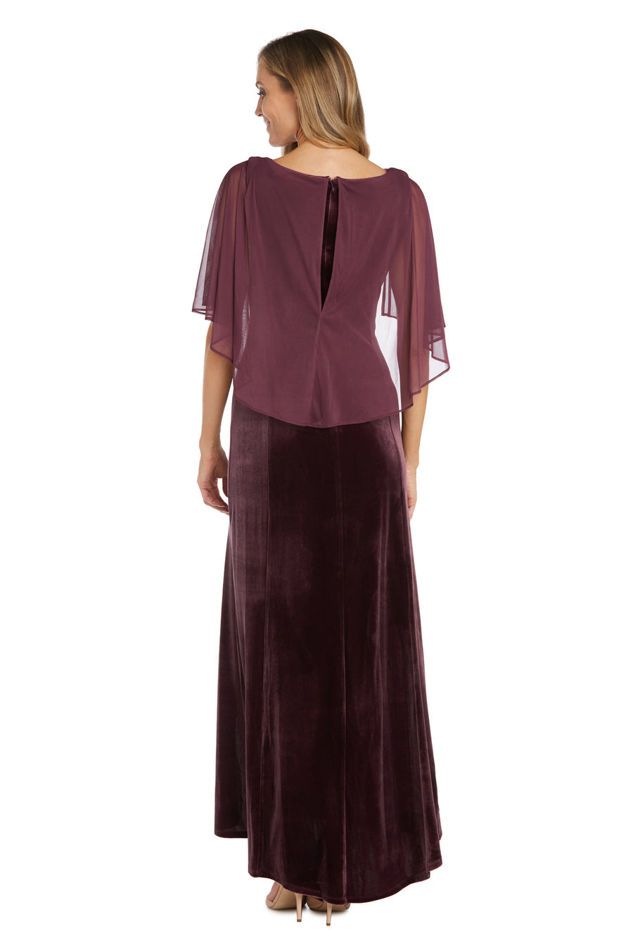 Formal Dresses Long Formal Velvet Gown Wine