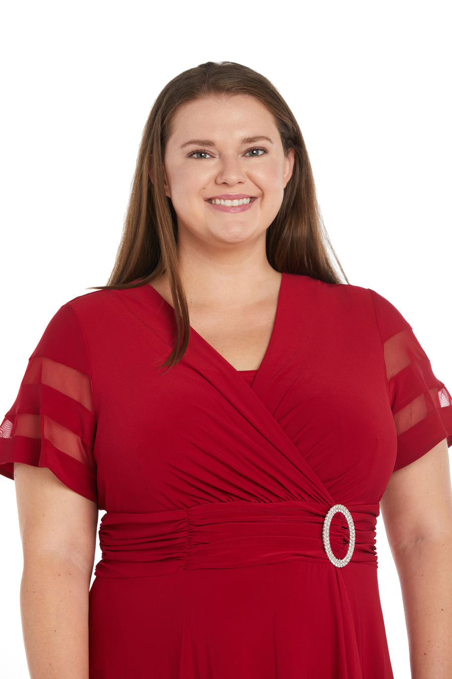 Cocktail Dresses Short Cascade Cocktail Plus Size Dress Red