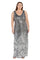 Formal Dresses Plus Size Ombre Sequin Column Long Dress Gunmetal