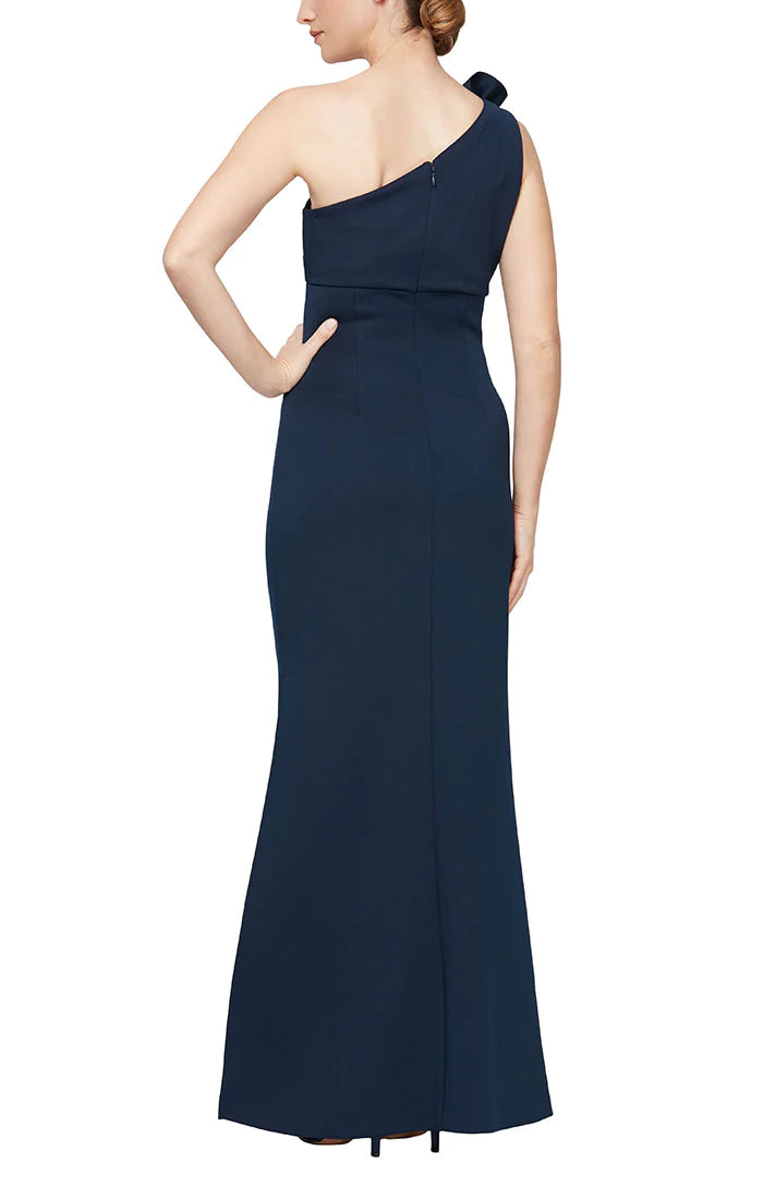 Formal Dresses 3D Floral Long Formal Dress Navy