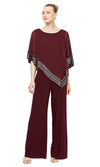 Jumpsuit Asymmetrical Cape Jumpsuit Fig