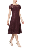 Cocktail Dresses Lace Short Cocktail Dress Fig