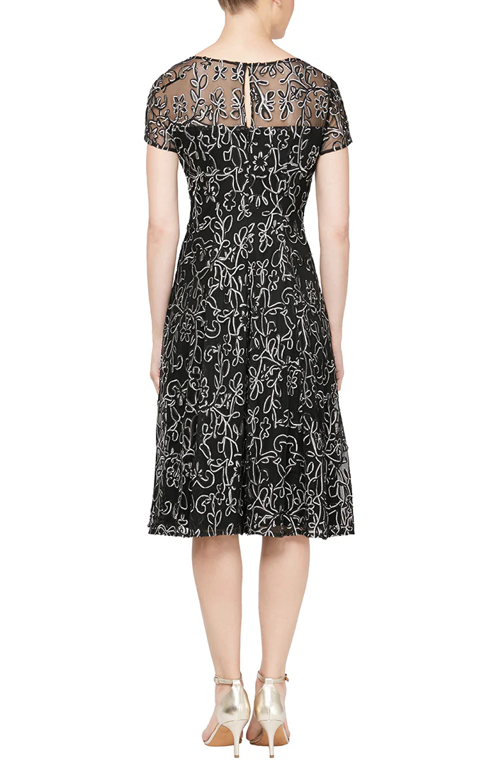 Cocktail Dresses Lace Cocktail Dress Black Ivory