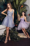 Prom Dresses Sleeveless Prom Dress Smoky Blue