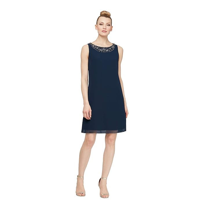 Cocktail Dresses Petite Short Jacket Dress Deep Navy