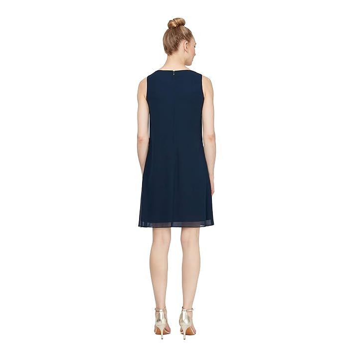 Cocktail Dresses Petite Short Jacket Dress Deep Navy