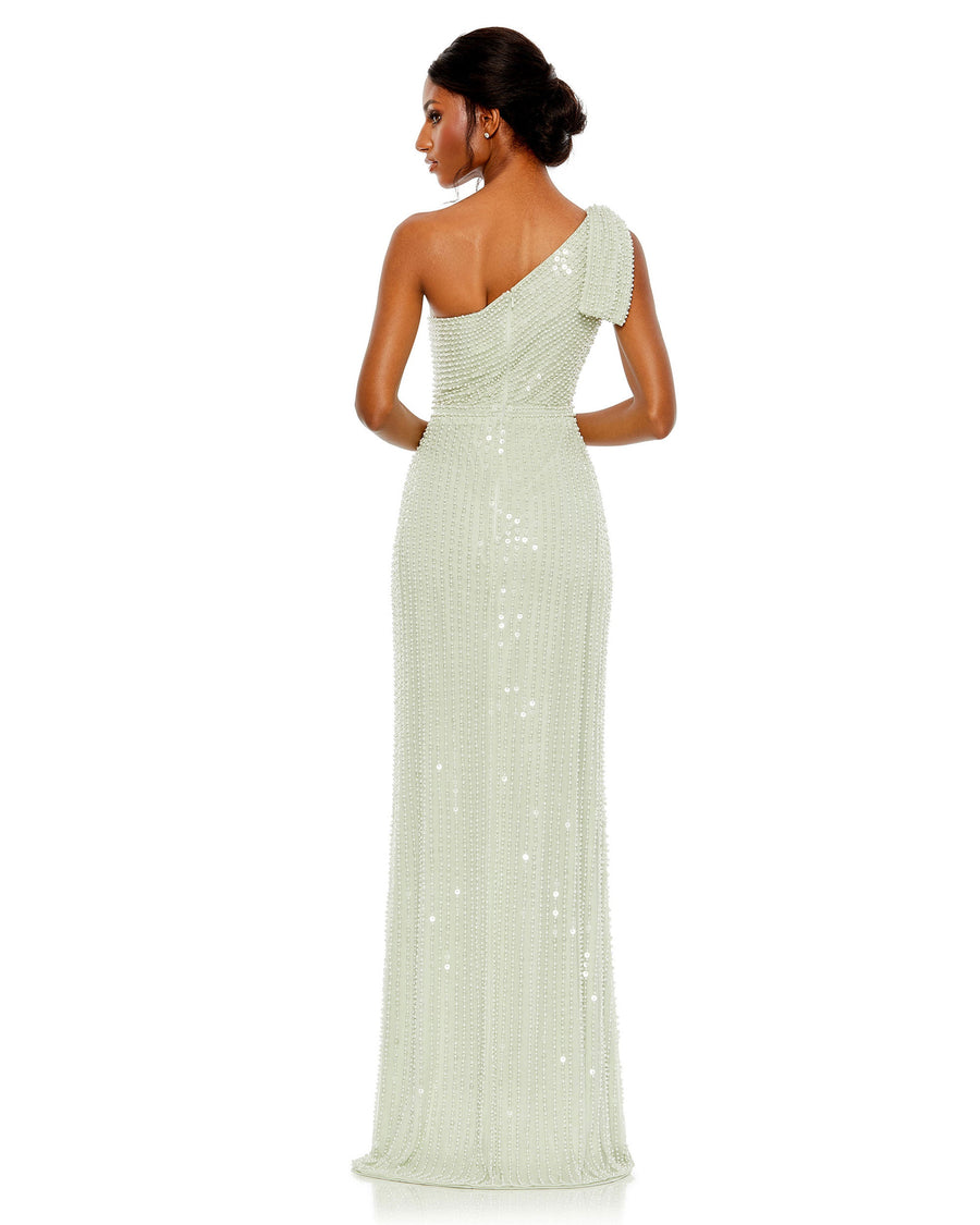 Mac Duggal Long One Shoulder Formal Dress 93735 - The Dress Outlet