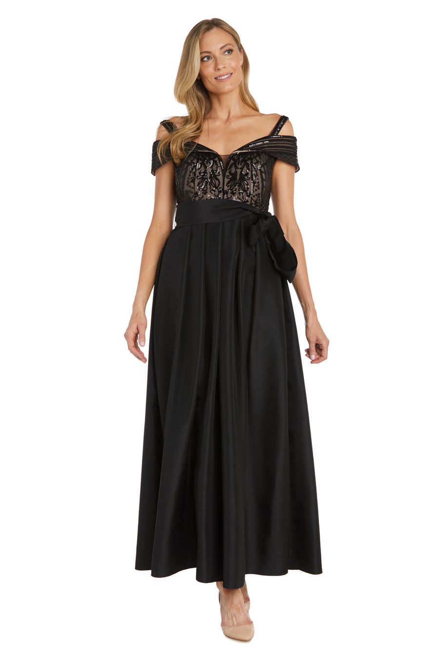 Formal Dresses Long Formal Evening Gown Black Nude