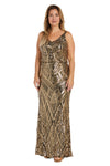 Formal Dresses Long Sequins Formal Dress Black Gold