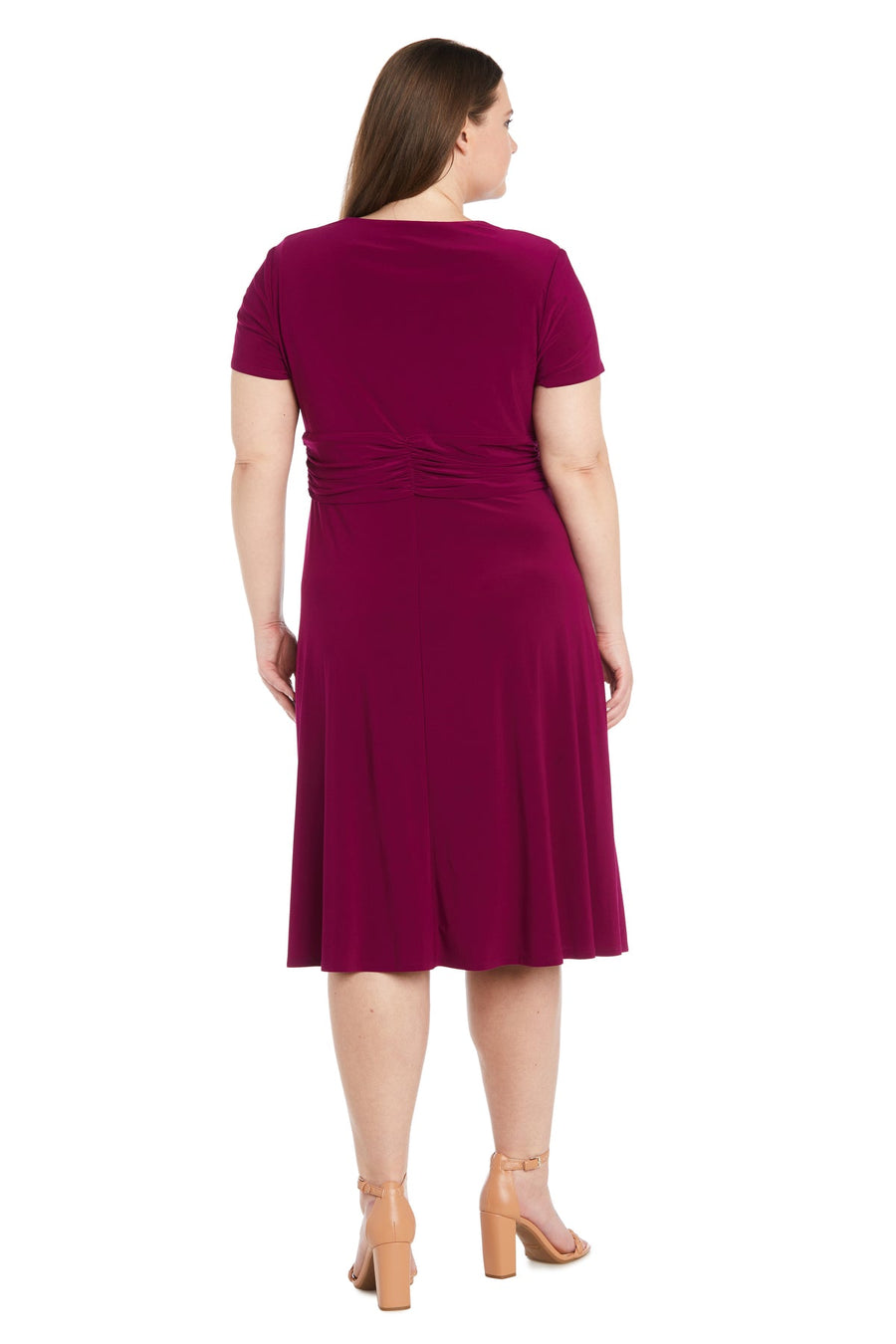 Cocktail Dresses Plus Size Short Dress Berry