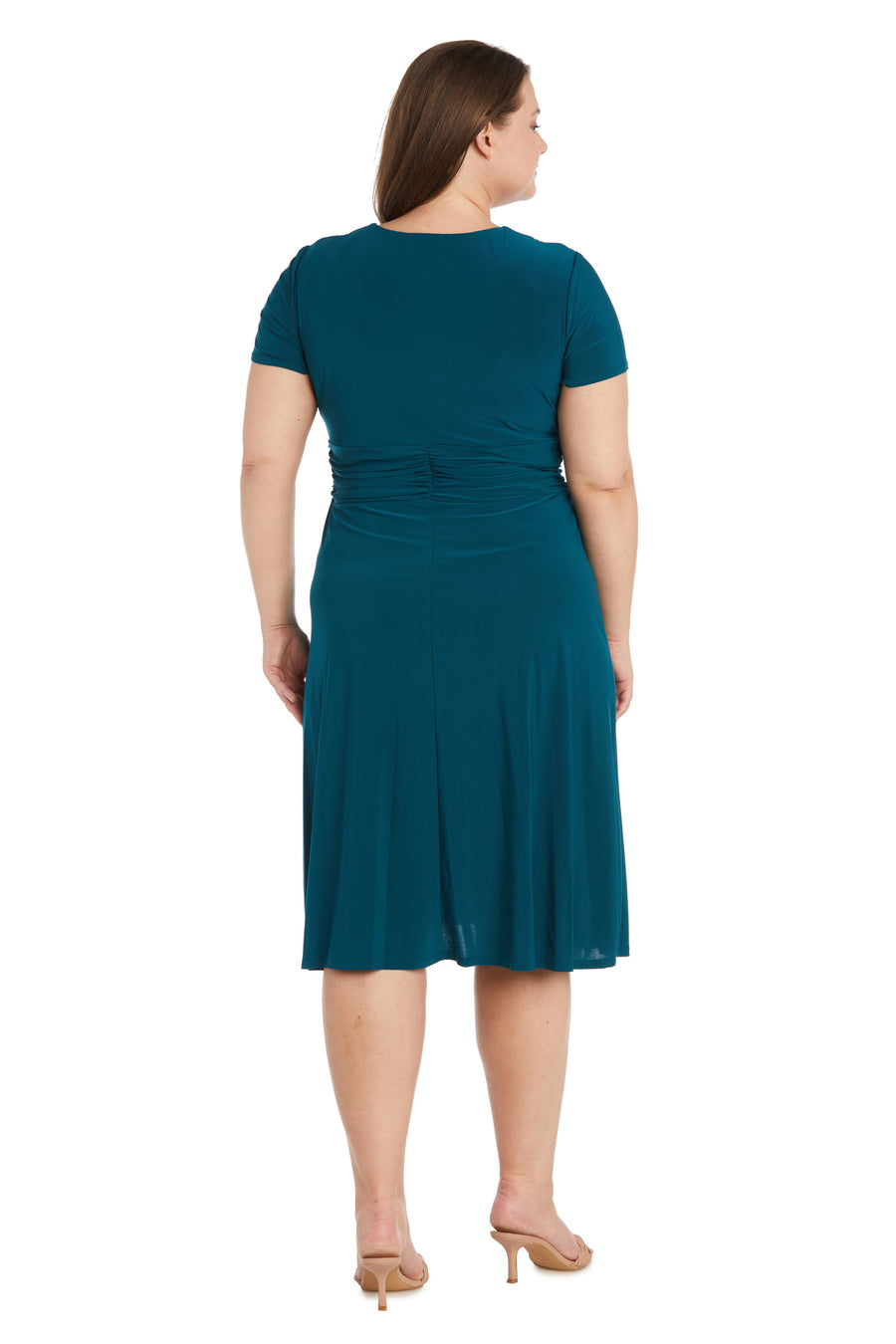 Cocktail Dresses Plus Size Short Dress Emerald