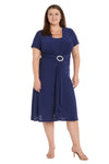 Cocktail Dresses Plus Size Short Dress Indigo