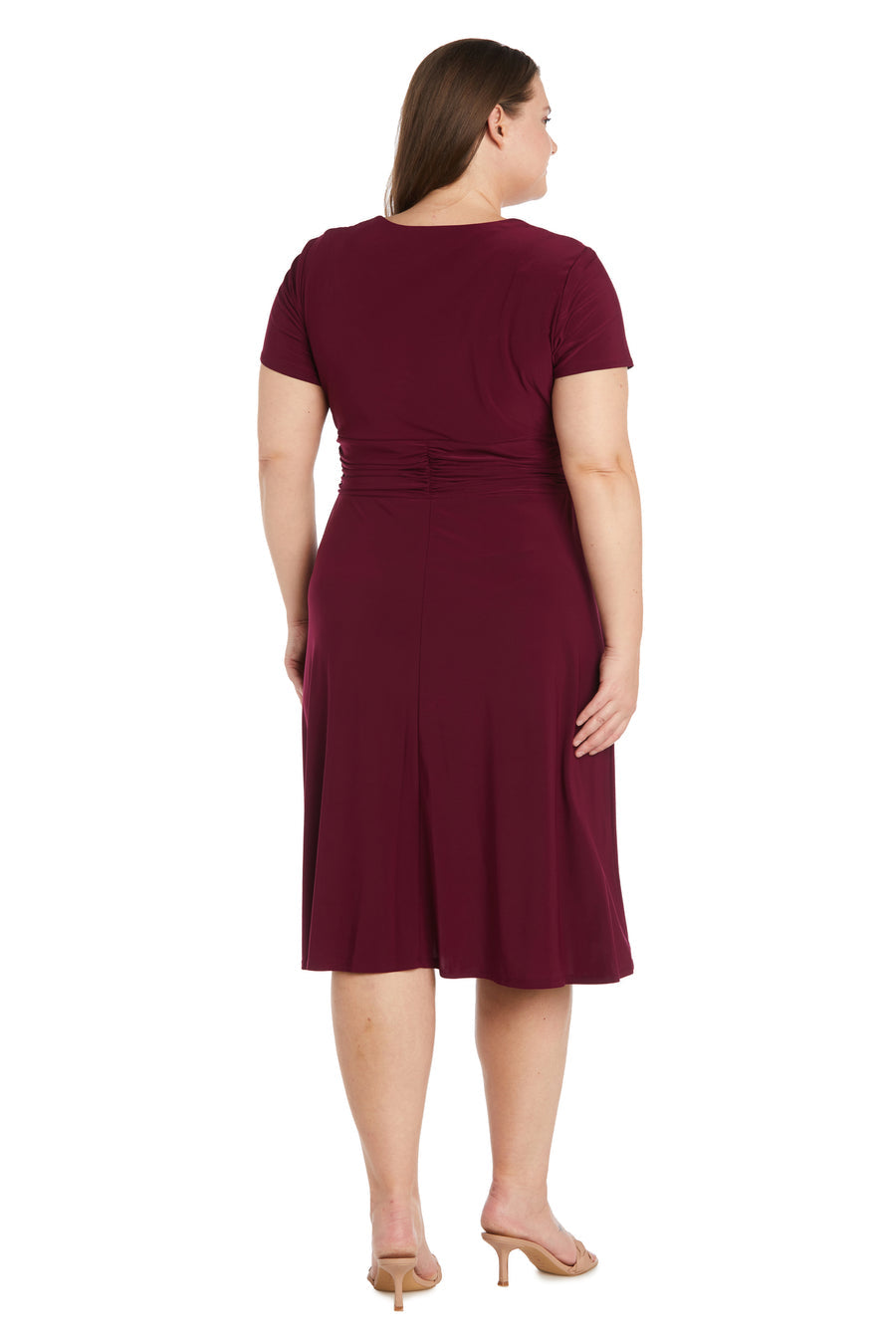 Cocktail Dresses Plus Size Short Dress Merlot