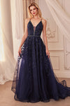 Prom Dresses A Line Formal Prom Long Dress Navy