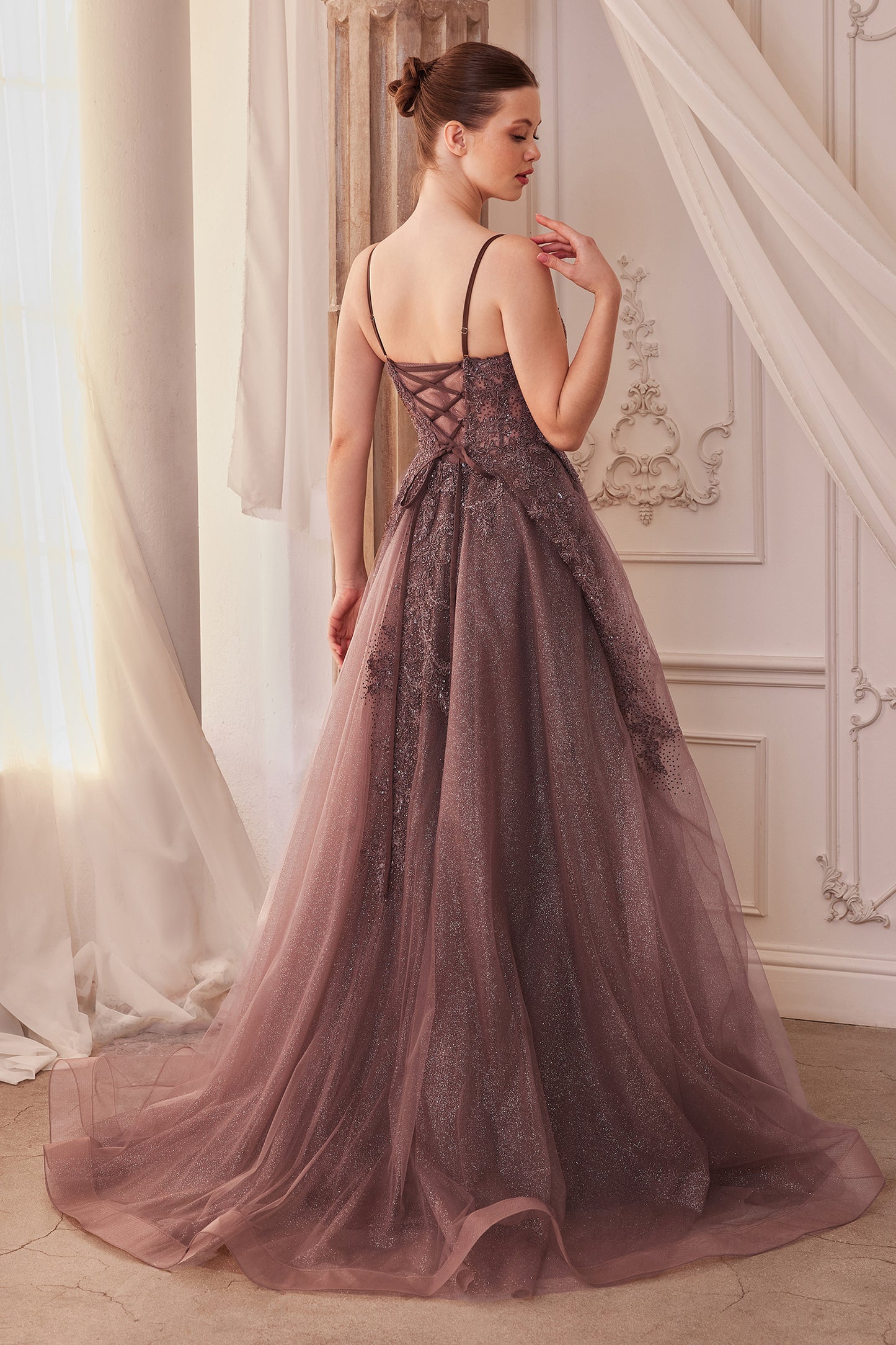 Prom Dresses Prom Formal Layered Long Dress French Cafe