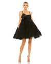 Cocktail Dresses Bow Front Mini Cocktail Dress Black