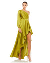 Formal Dresses High Low Flowy Formal Long Prom Gown Chartreuse