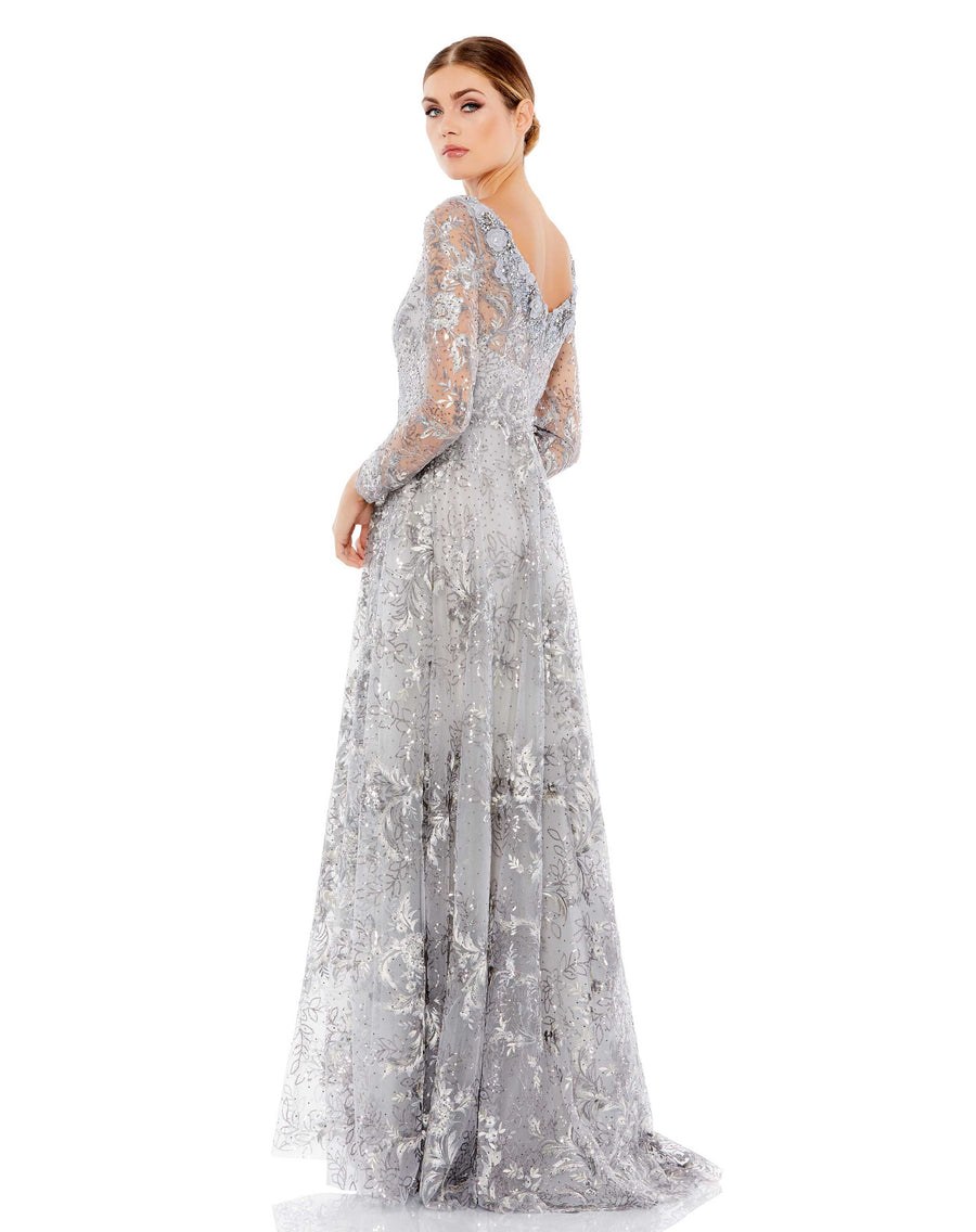 Formal Dresses Long Formal Long Sleeve Gown Sterling