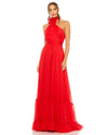 Formal Dresses Formal Long Tiered Gown Red